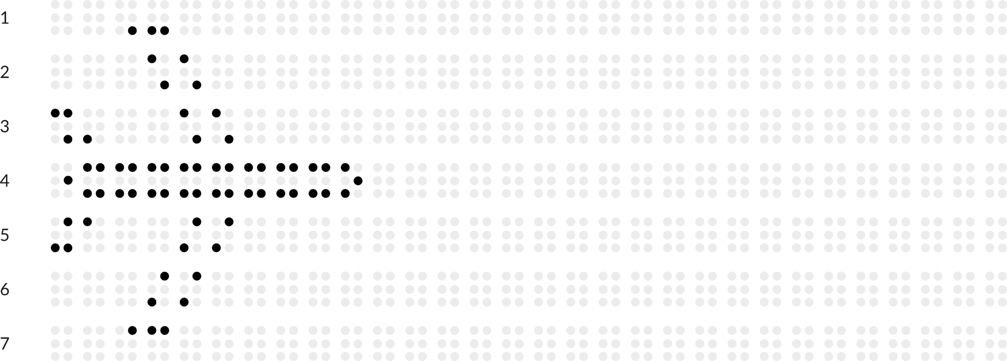 Braillebild Flugzeug 2 mit Hintergrundraster