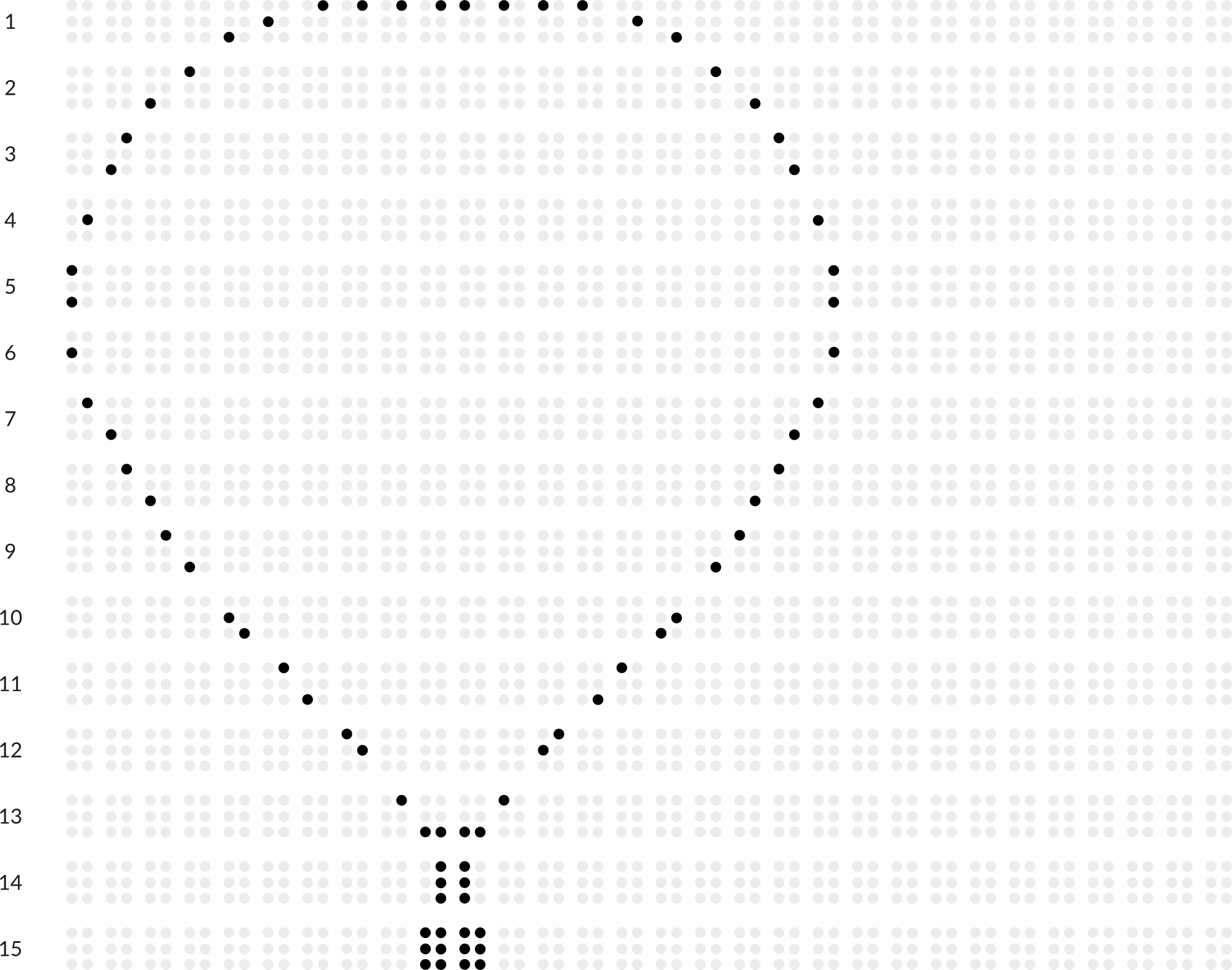 Braillebild Heißluftballon mit Hintergrundraster